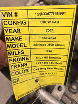 2006 LBZ Duramax Diesel 6.6L Engine Runs Great 178k miles