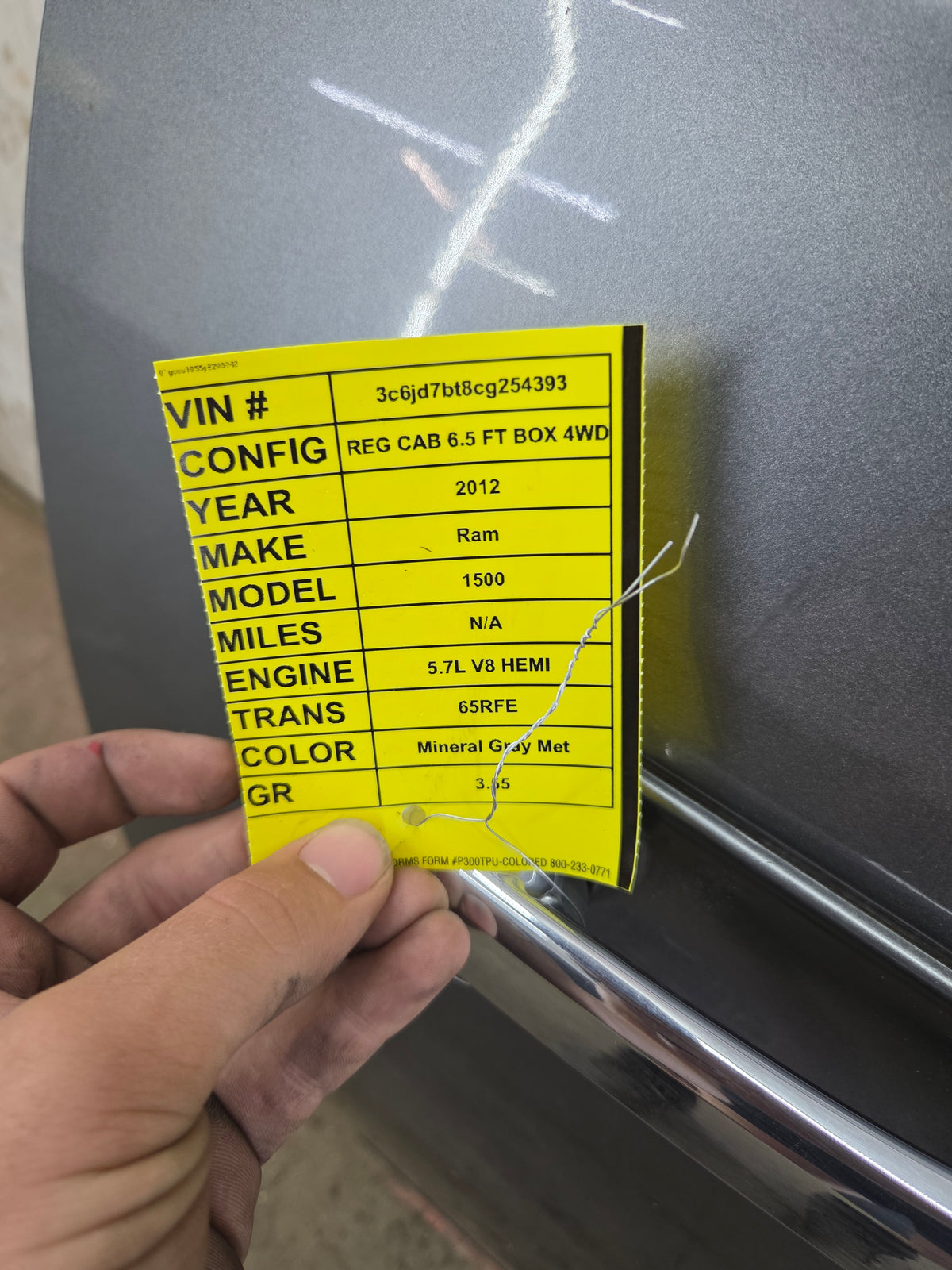 2009-2018 Ram 4th Gen Front Regular Cab Passenger Side Door 1500 2500 3500 4500 5500