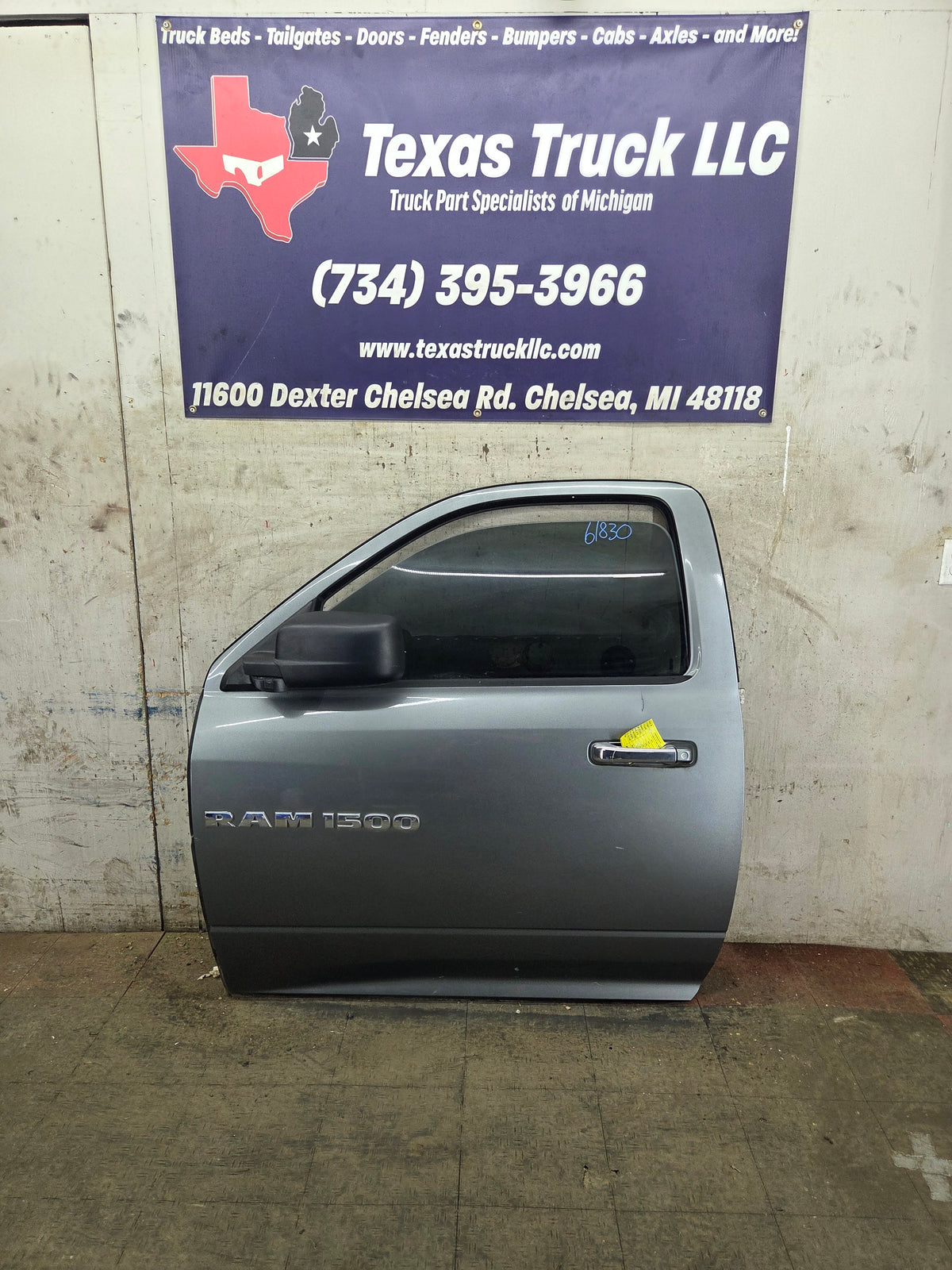 2009-2018 Ram 4th Gen Front Regular Cab Driver Side Door 1500 2500 3500 4500 5500