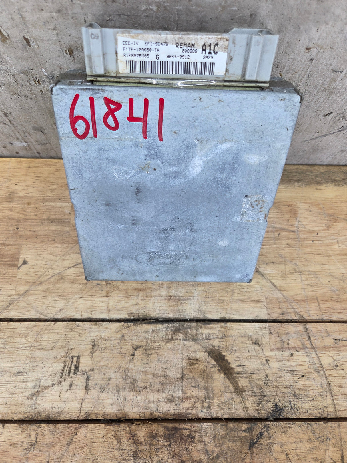 1990-1991 Ford F150 5.0L AT PCM A1C / F1TF-12A650-TA
