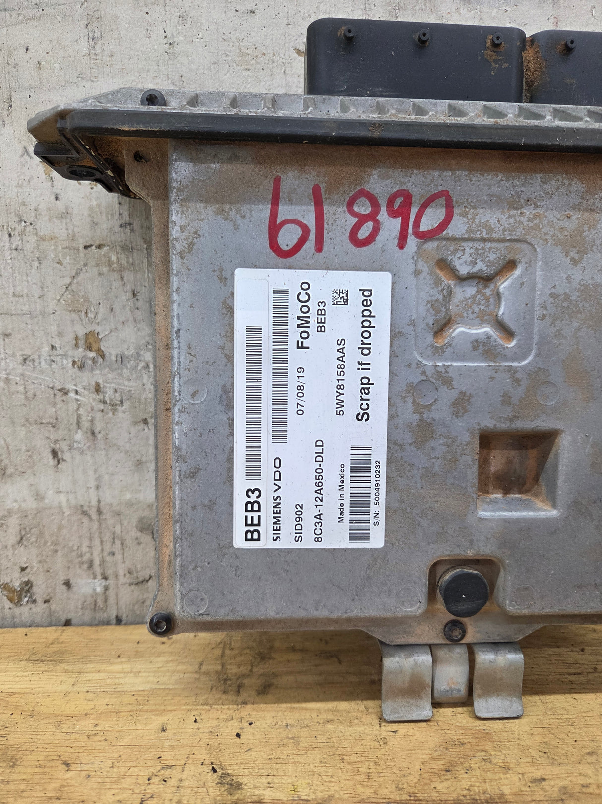 2008-2010 Ford F250 F350 F450 F550 6.4L PCM BEB3 / 8C3A-12A650-DLD