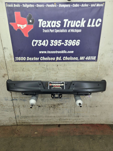 2021-2023 Ford F150 Rear Bumper With Parking Aid Sensors - Black