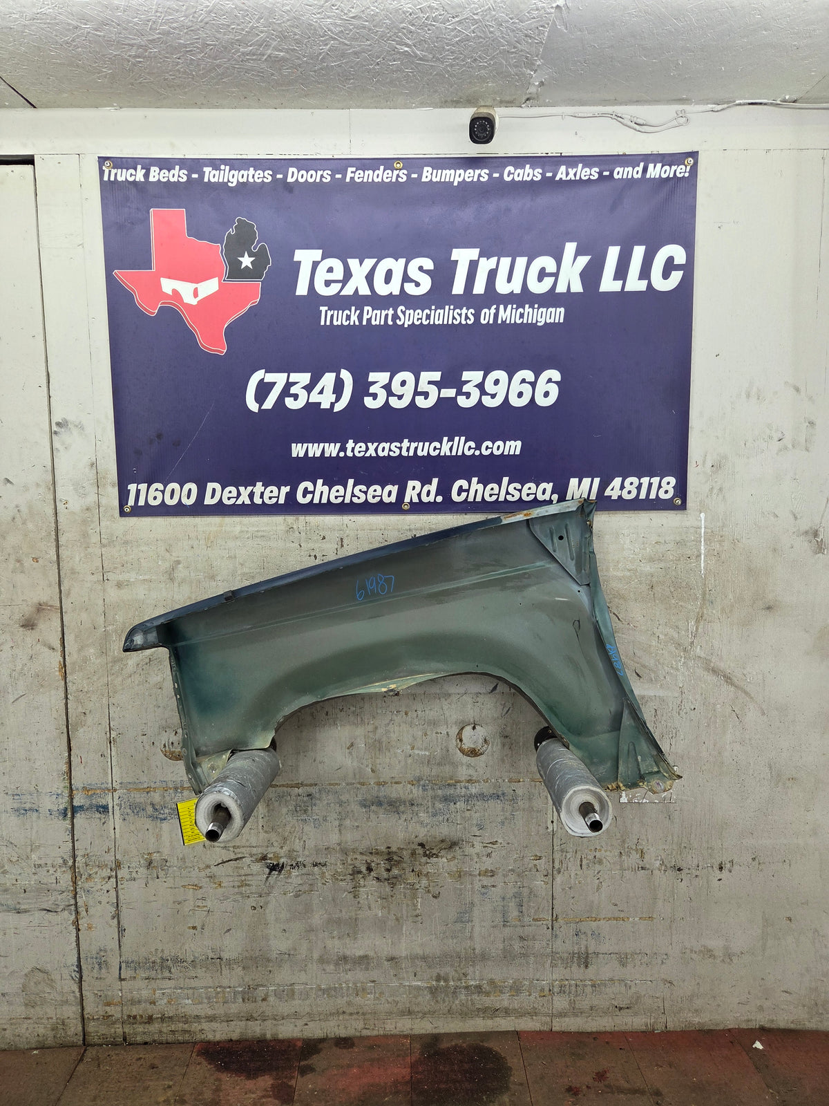 1989-1992 Ford Ranger Passenger Side Front Fender RH