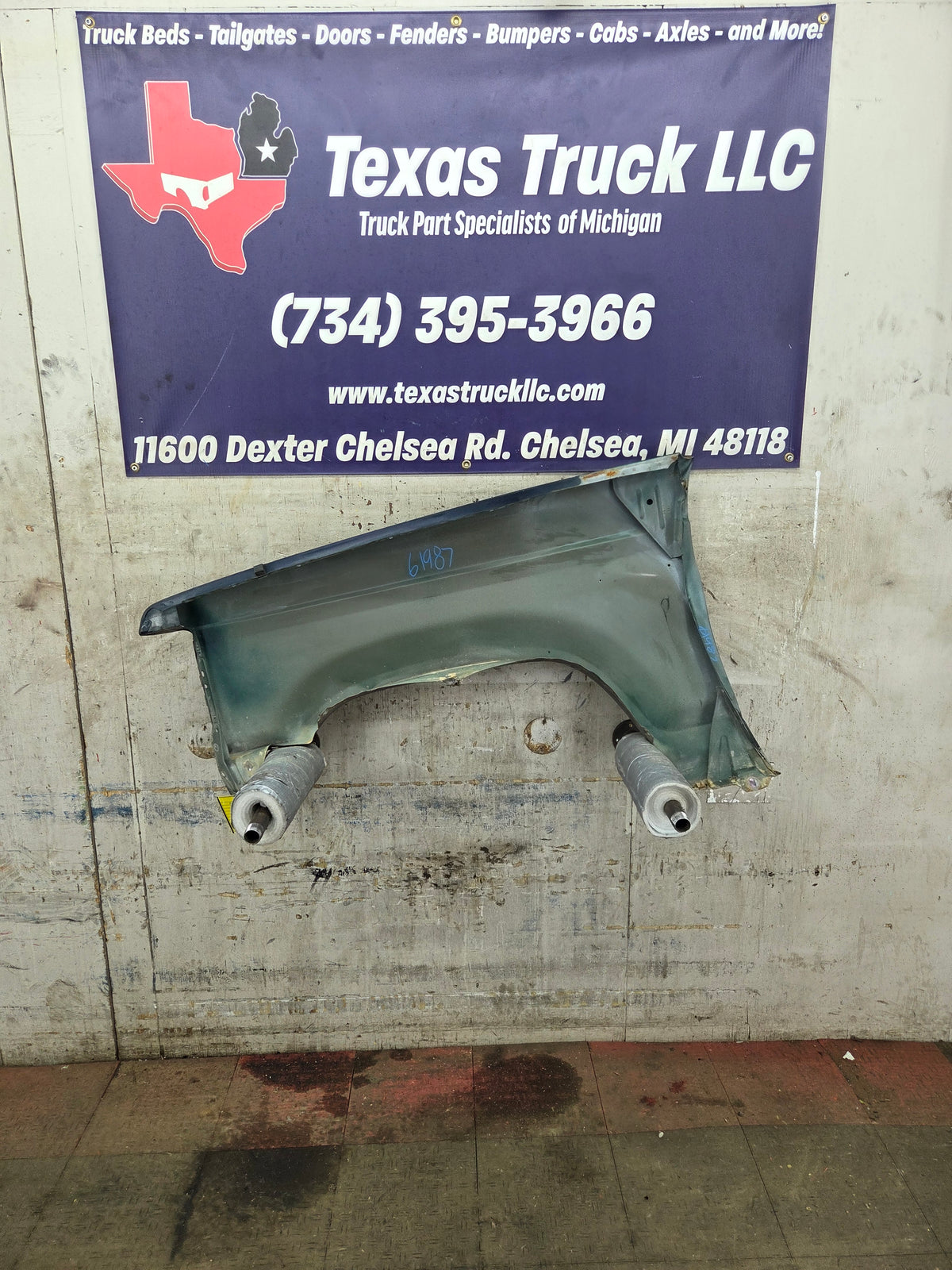 1989-1992 Ford Ranger Passenger Side Front Fender RH
