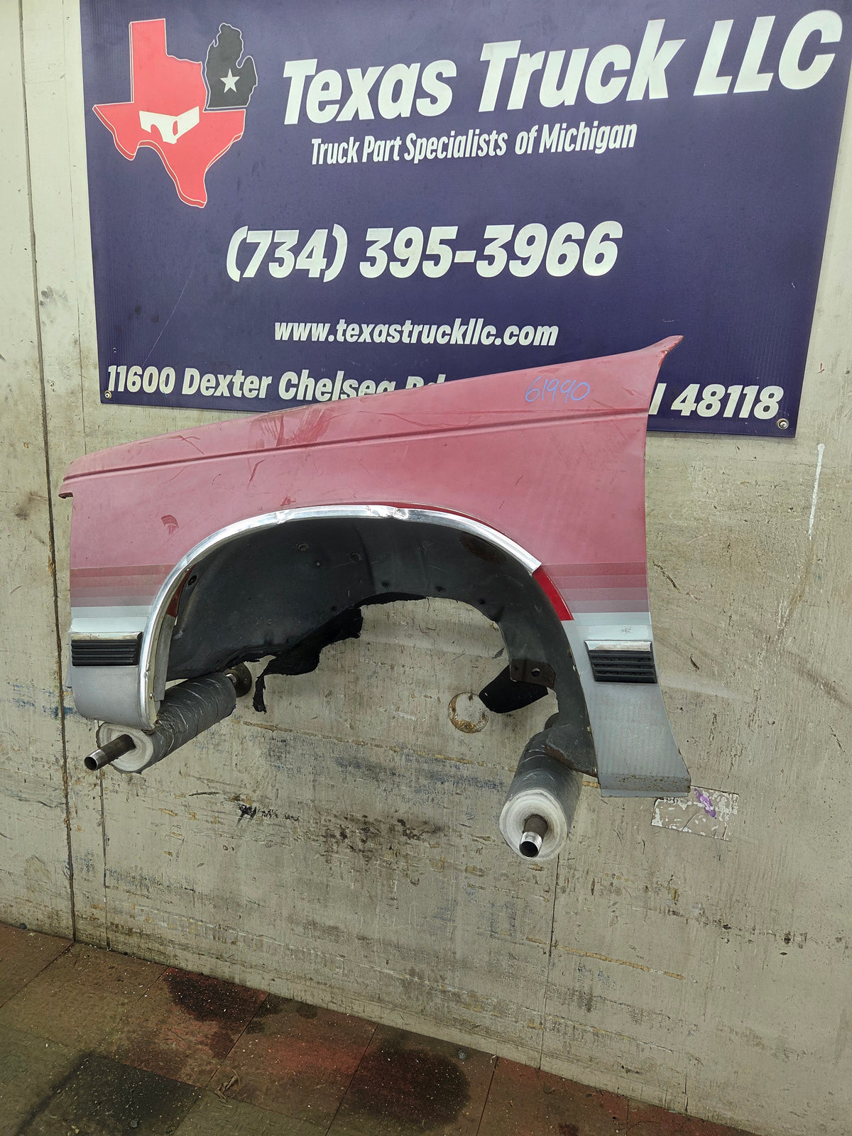 1982-1993 Chevrolet / GMC S10 S15 Left Hand Driver Side Front Fender