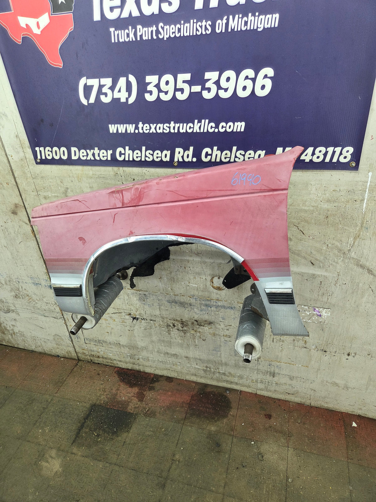 1982-1993 Chevrolet / GMC S10 S15 Left Hand Driver Side Front Fender