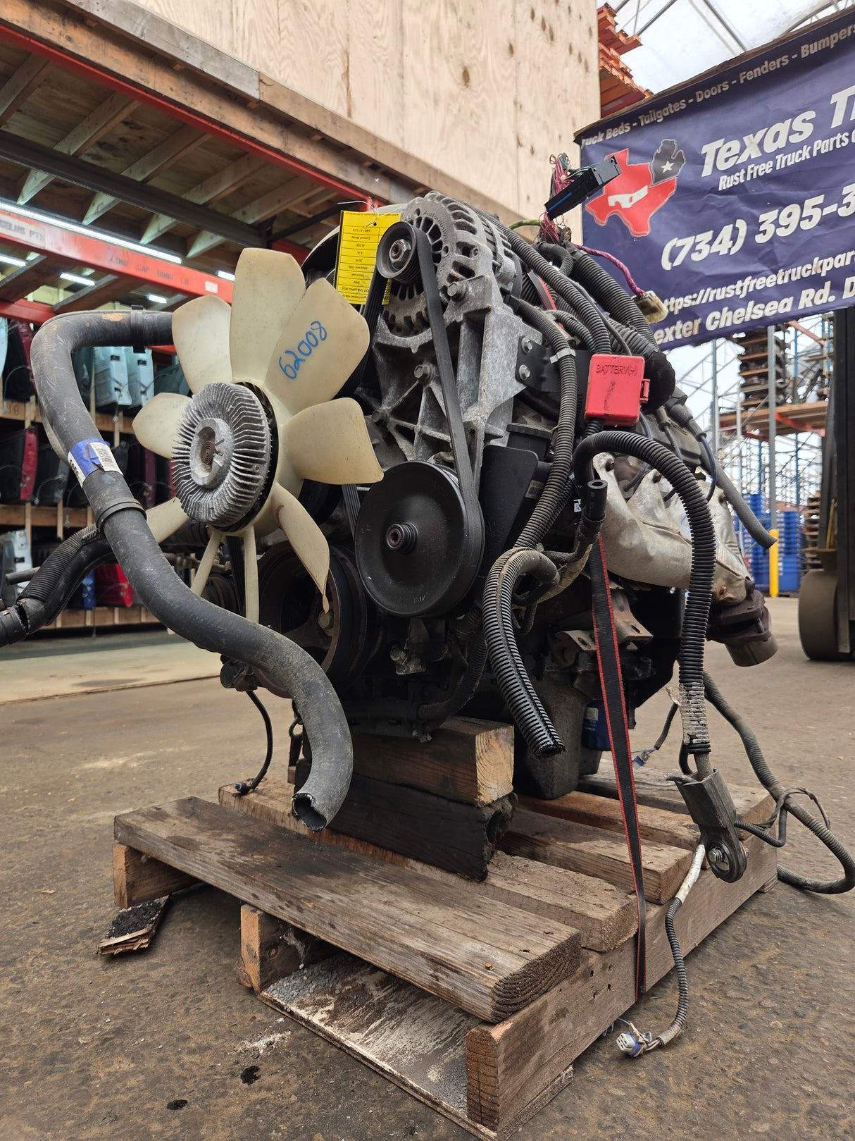 2004 Chevrolet GMC 1500 5.3L Engine LS Vortec Gas Engine Runs Misfire