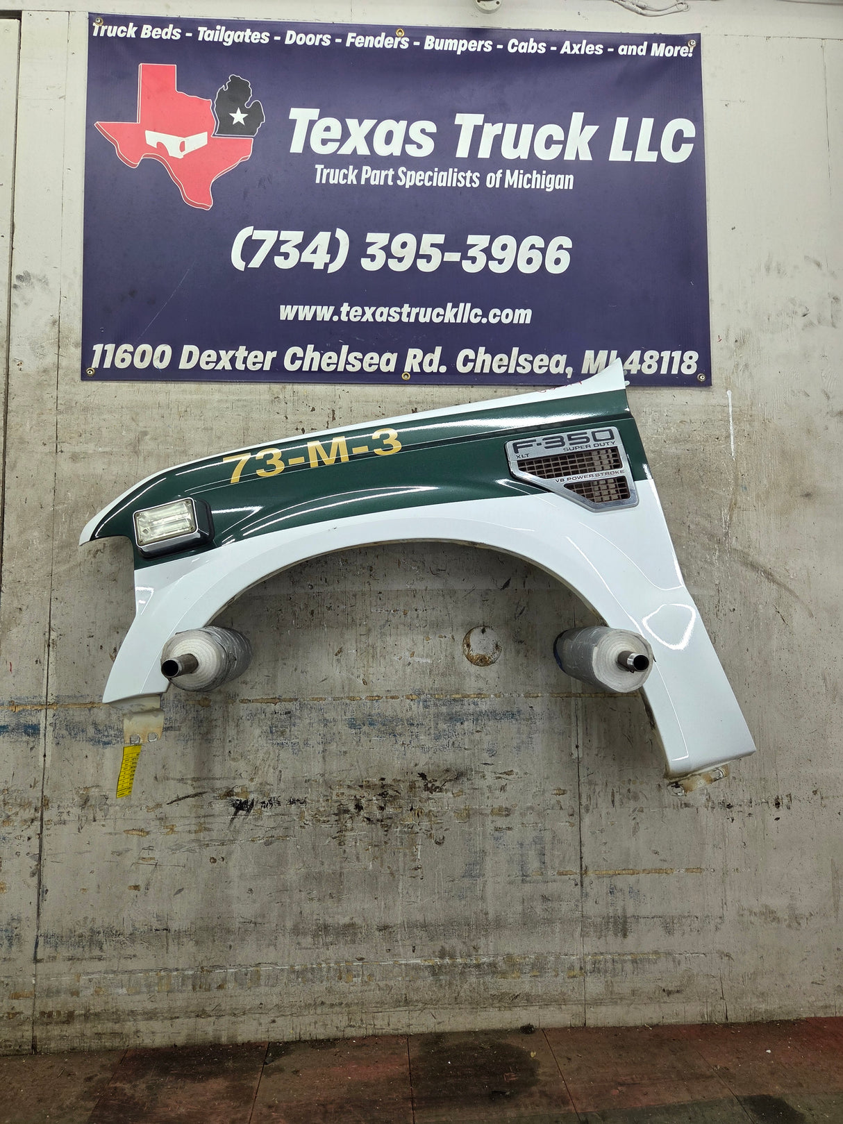 2008-2010 Ford Super Duty F250 F350 LH Driver Side Fender