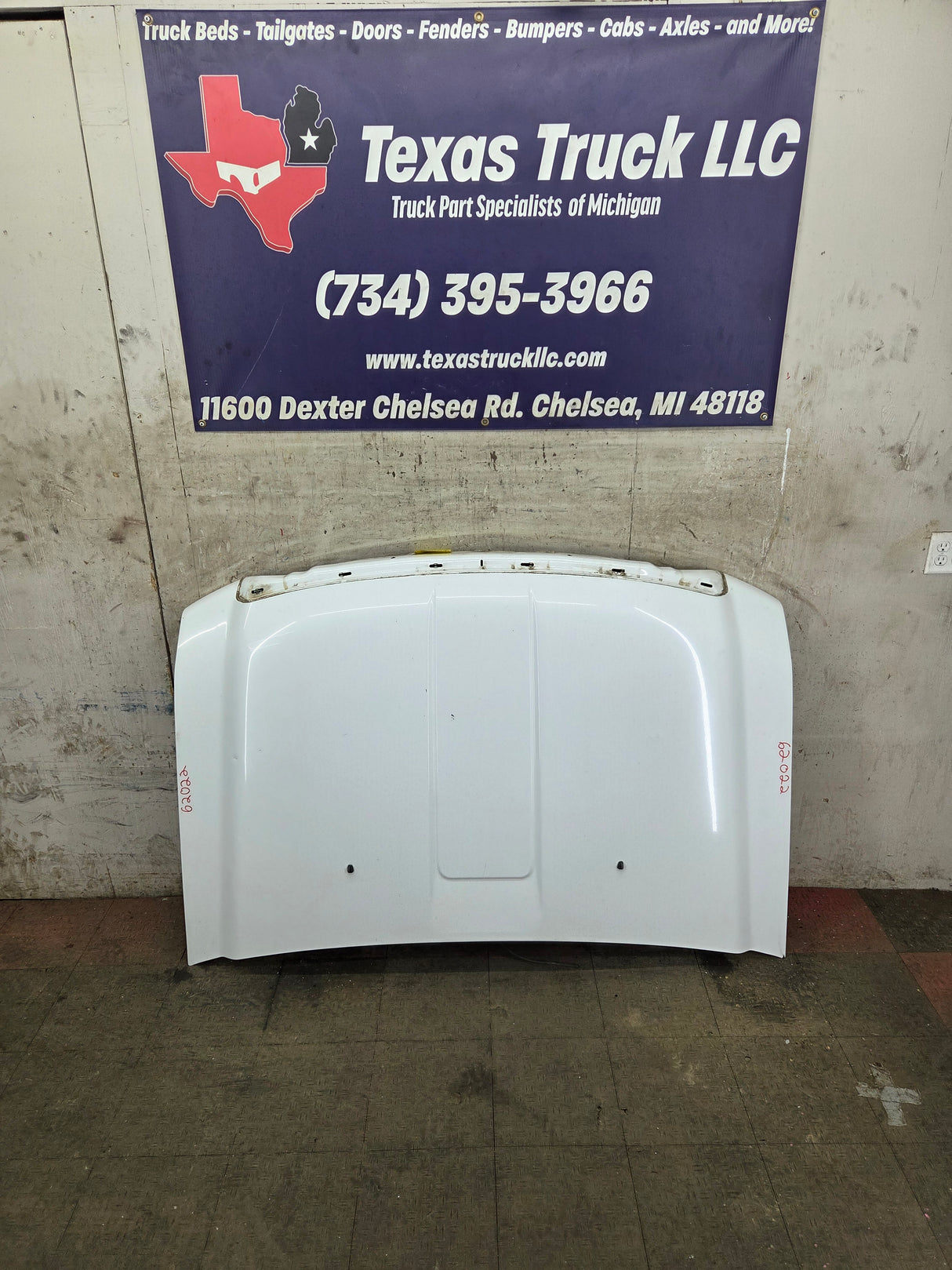 2008-2010 Ford Super Duty F250 F350 F450 F550 Hood- Oxford White