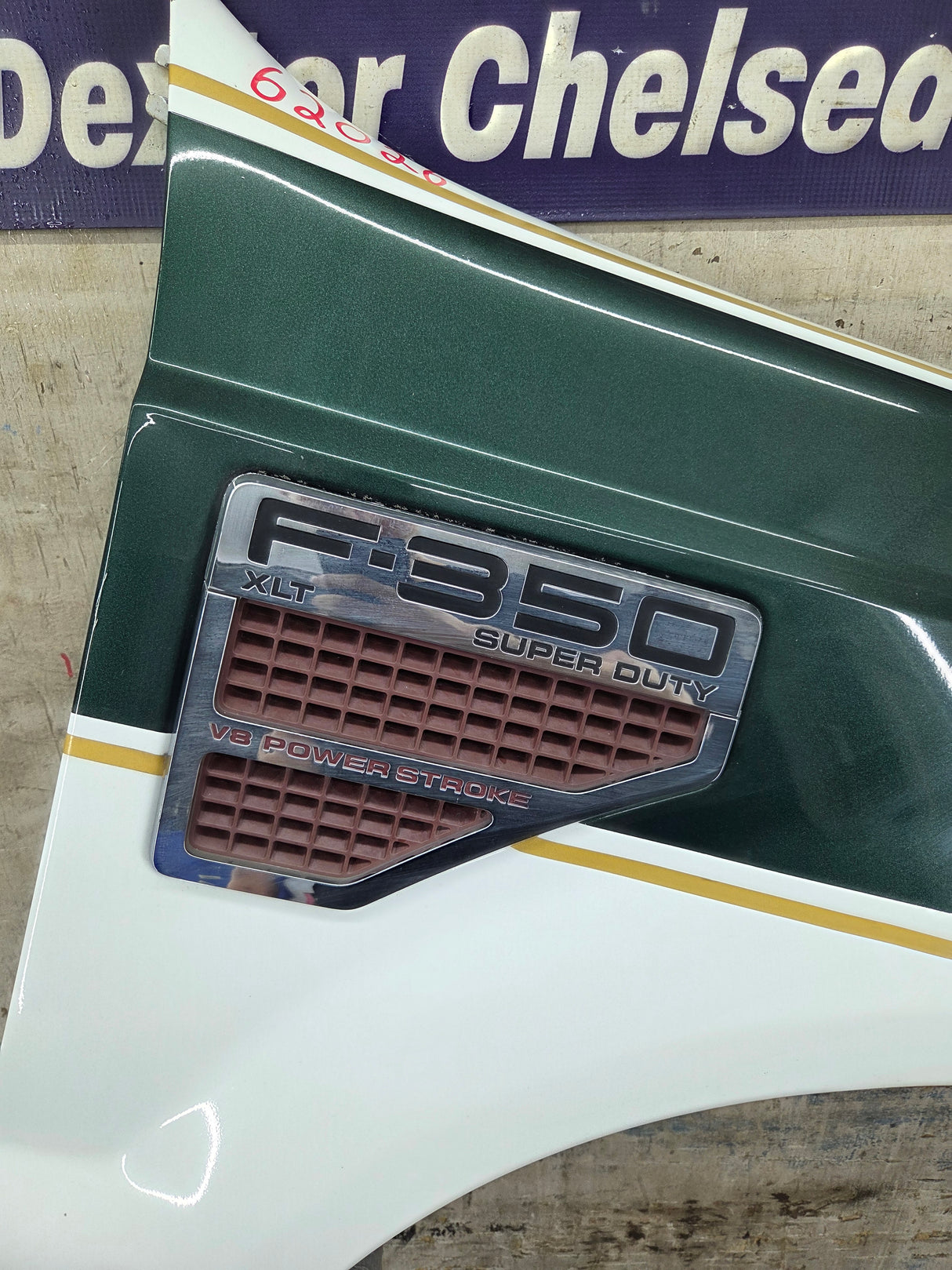 2008-2010 Ford Super Duty F250 F350 RH Passenger Side Fender - Oxford White