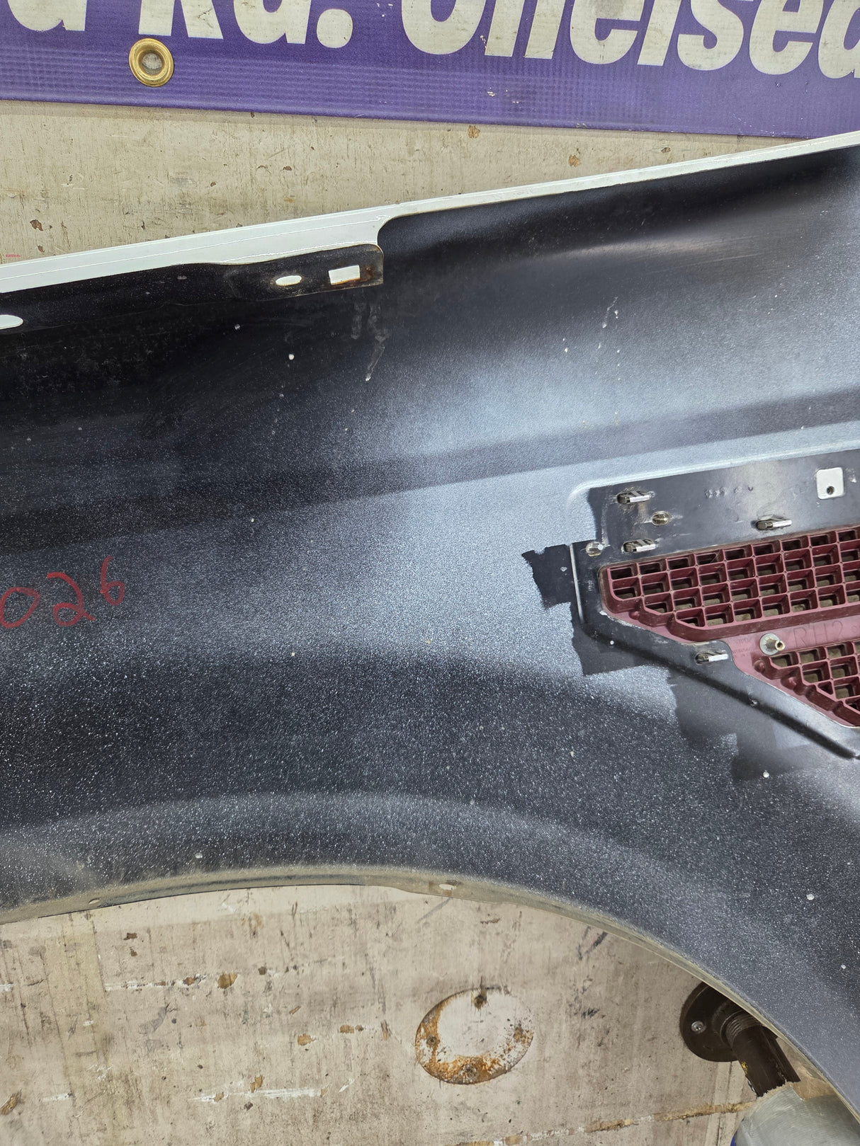2008-2010 Ford Super Duty F250 F350 RH Passenger Side Fender - Oxford White