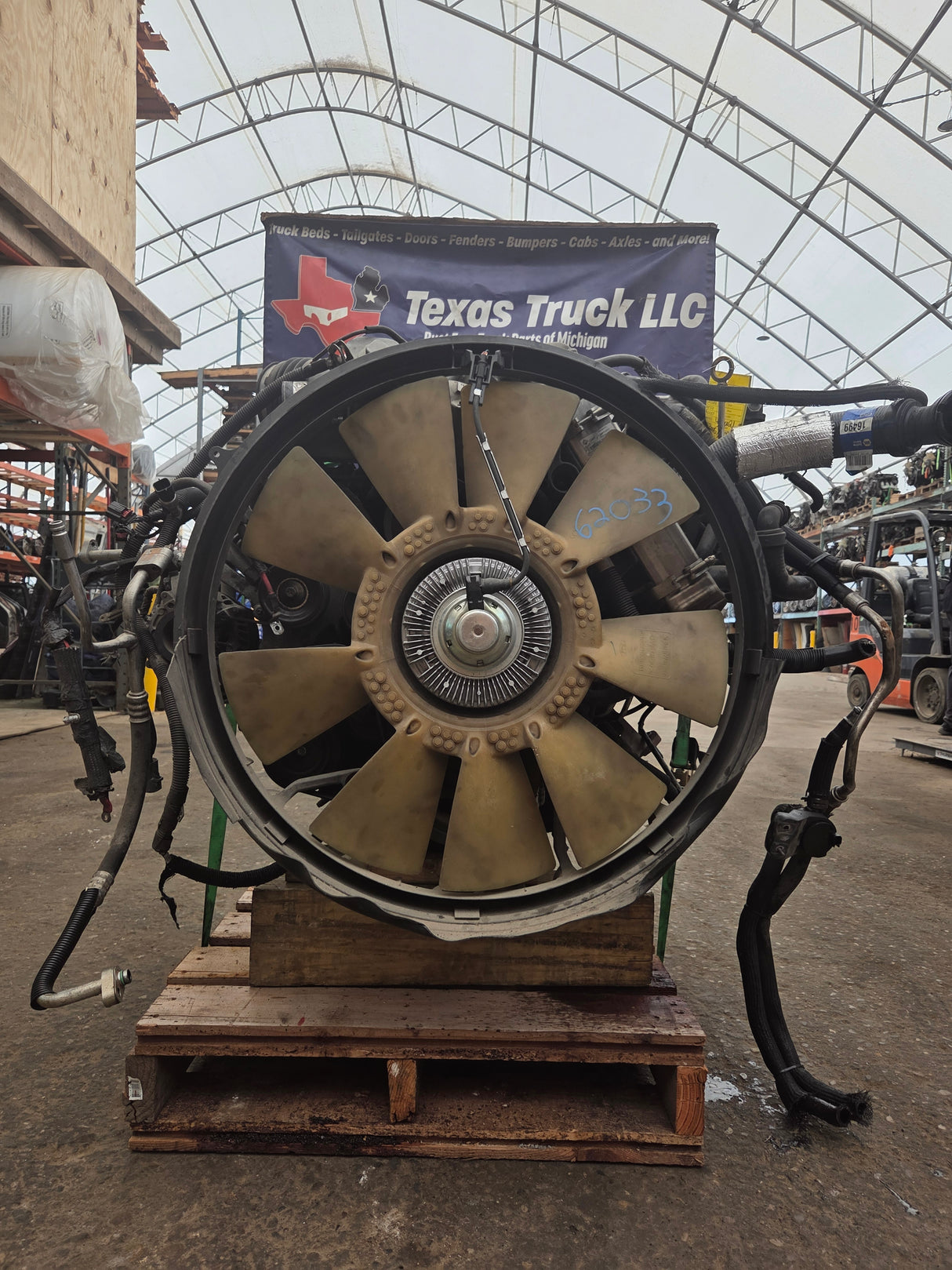 2008-2010 6.4 L Power Stroke Diesel Reman Engine Ran Great Ford Super Duty