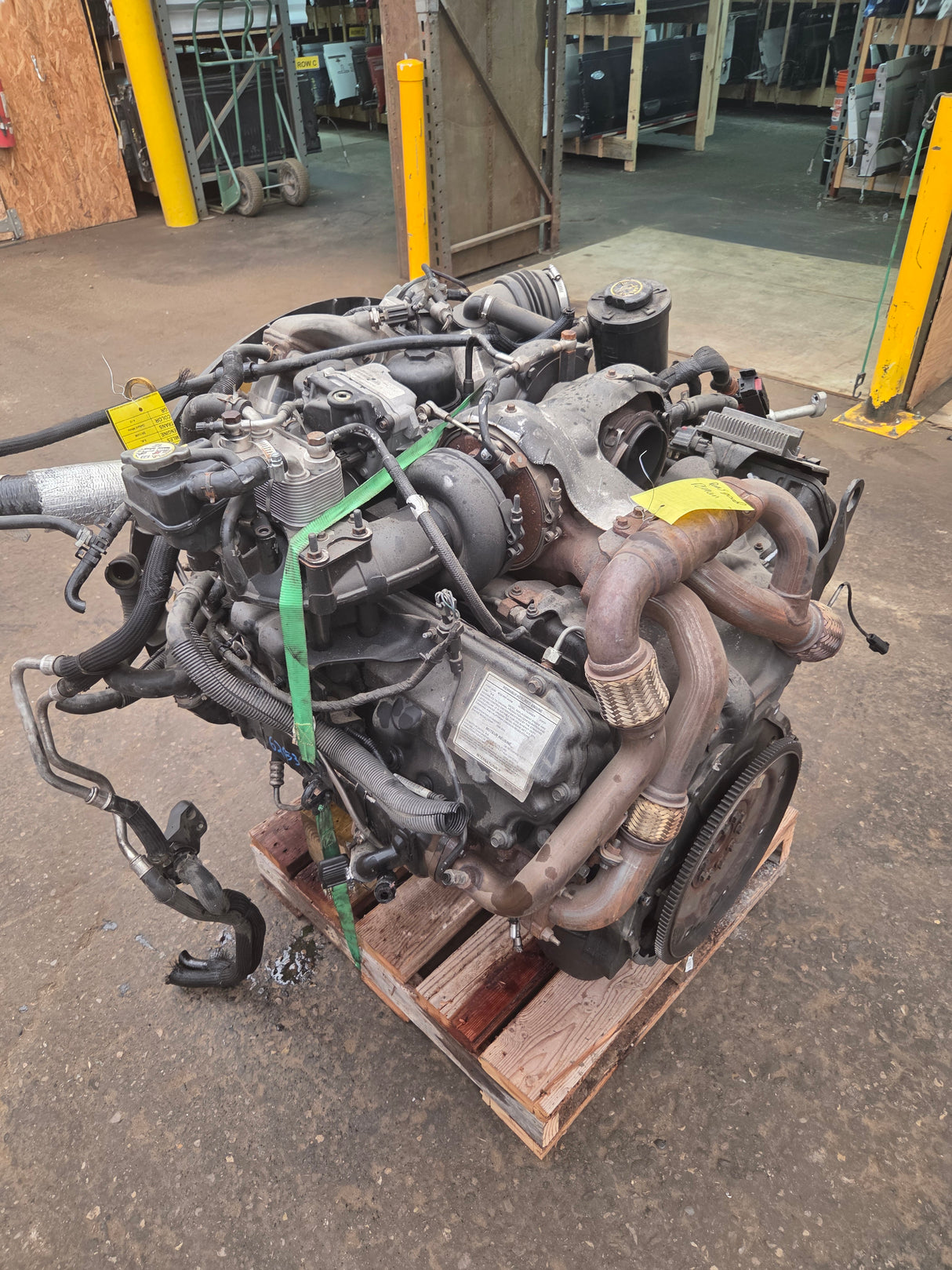 2008-2010 6.4 L Power Stroke Diesel Reman Engine Ran Great Ford Super Duty