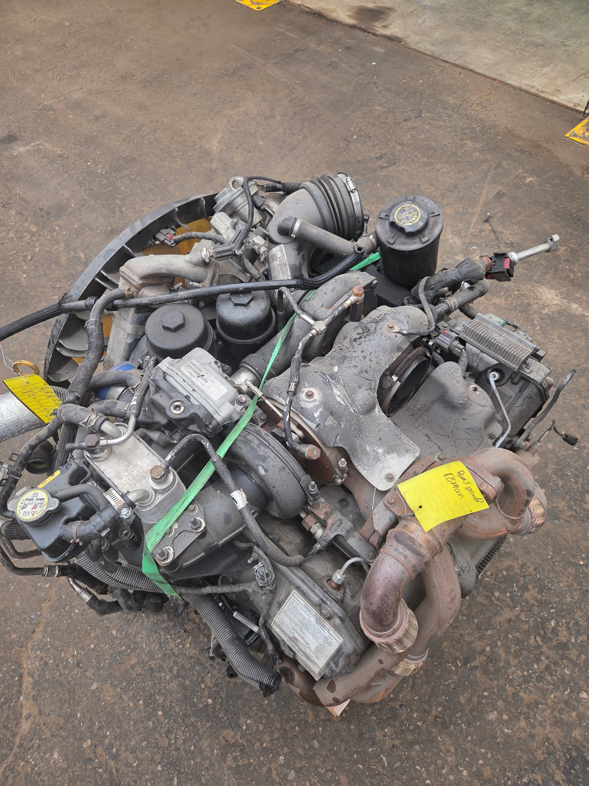 2008-2010 6.4 L Power Stroke Diesel Reman Engine Ran Great Ford Super Duty
