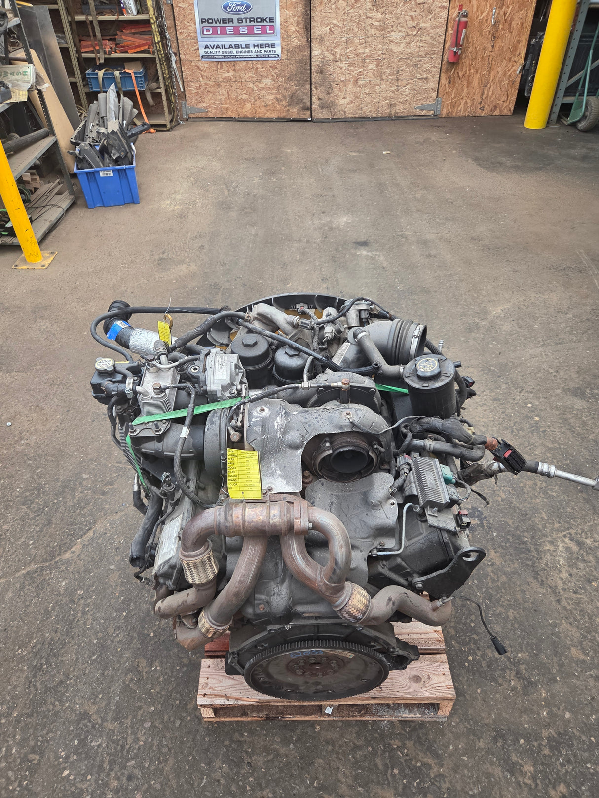 2008-2010 6.4 L Power Stroke Diesel Reman Engine Ran Great Ford Super Duty