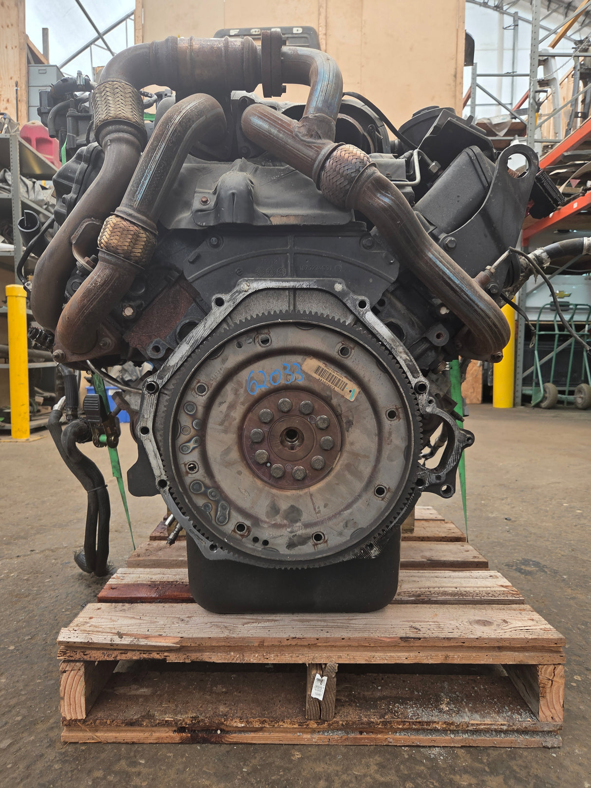 2008-2010 6.4 L Power Stroke Diesel Reman Engine Ran Great Ford Super Duty