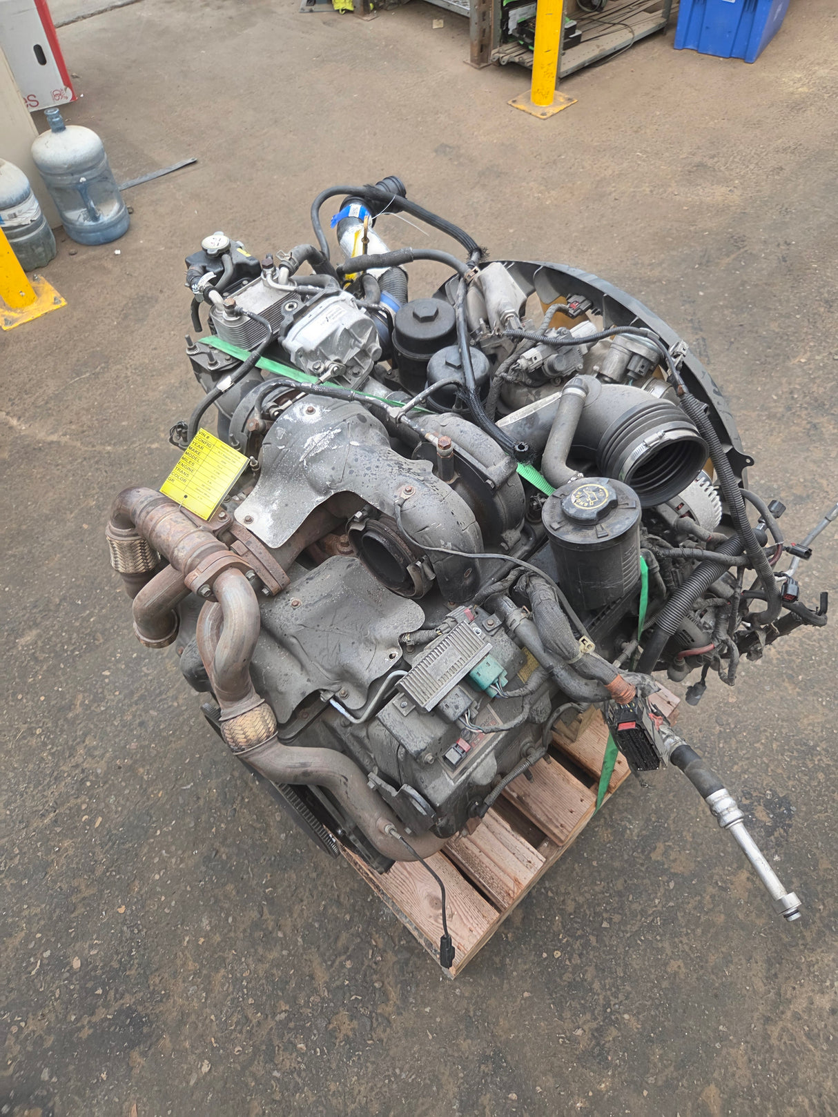 2008-2010 6.4 L Power Stroke Diesel Reman Engine Ran Great Ford Super Duty