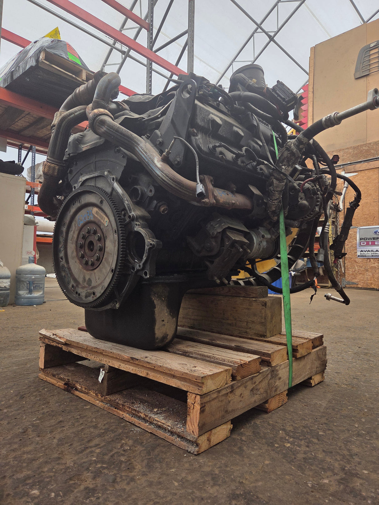 2008-2010 6.4 L Power Stroke Diesel Reman Engine Ran Great Ford Super Duty