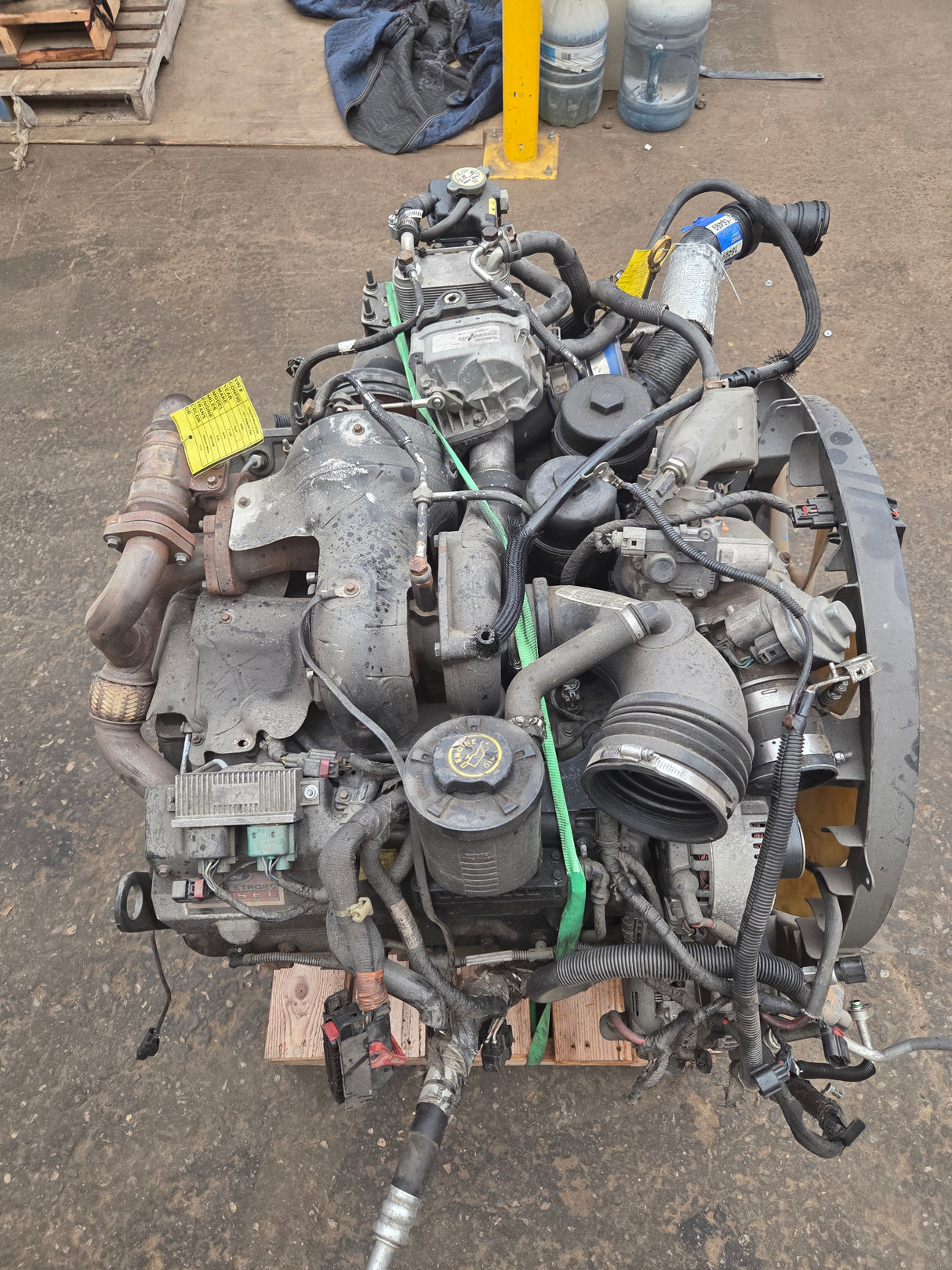 2008-2010 6.4 L Power Stroke Diesel Reman Engine Ran Great Ford Super Duty
