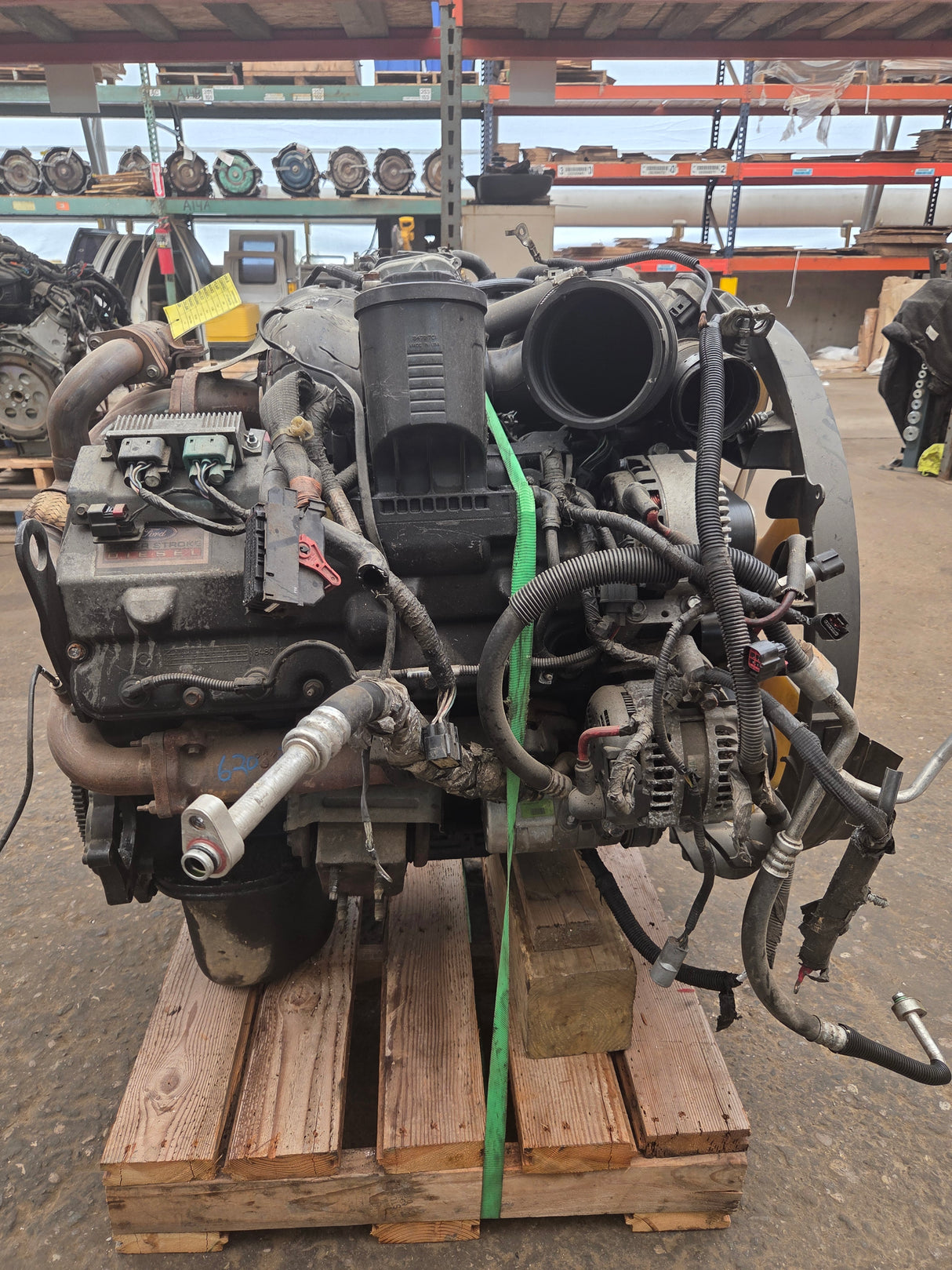 2008-2010 6.4 L Power Stroke Diesel Reman Engine Ran Great Ford Super Duty