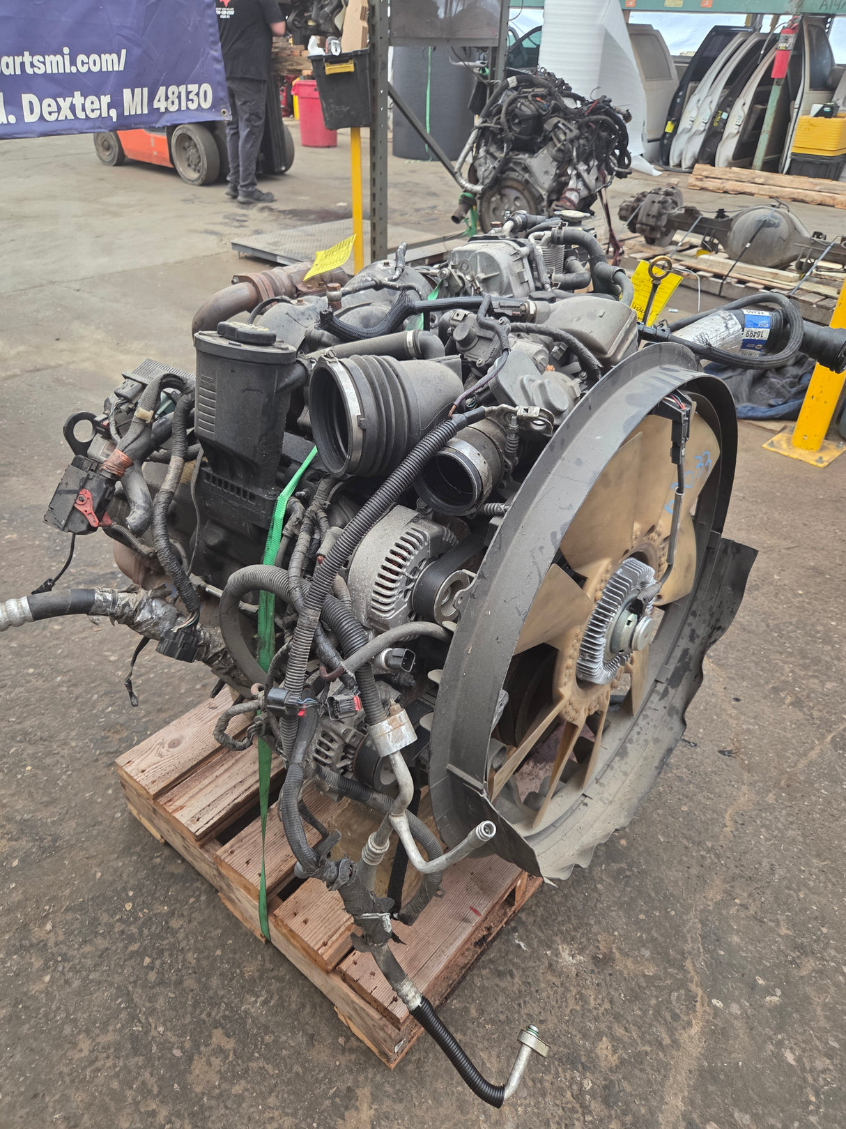 2008-2010 6.4 L Power Stroke Diesel Reman Engine Ran Great Ford Super Duty