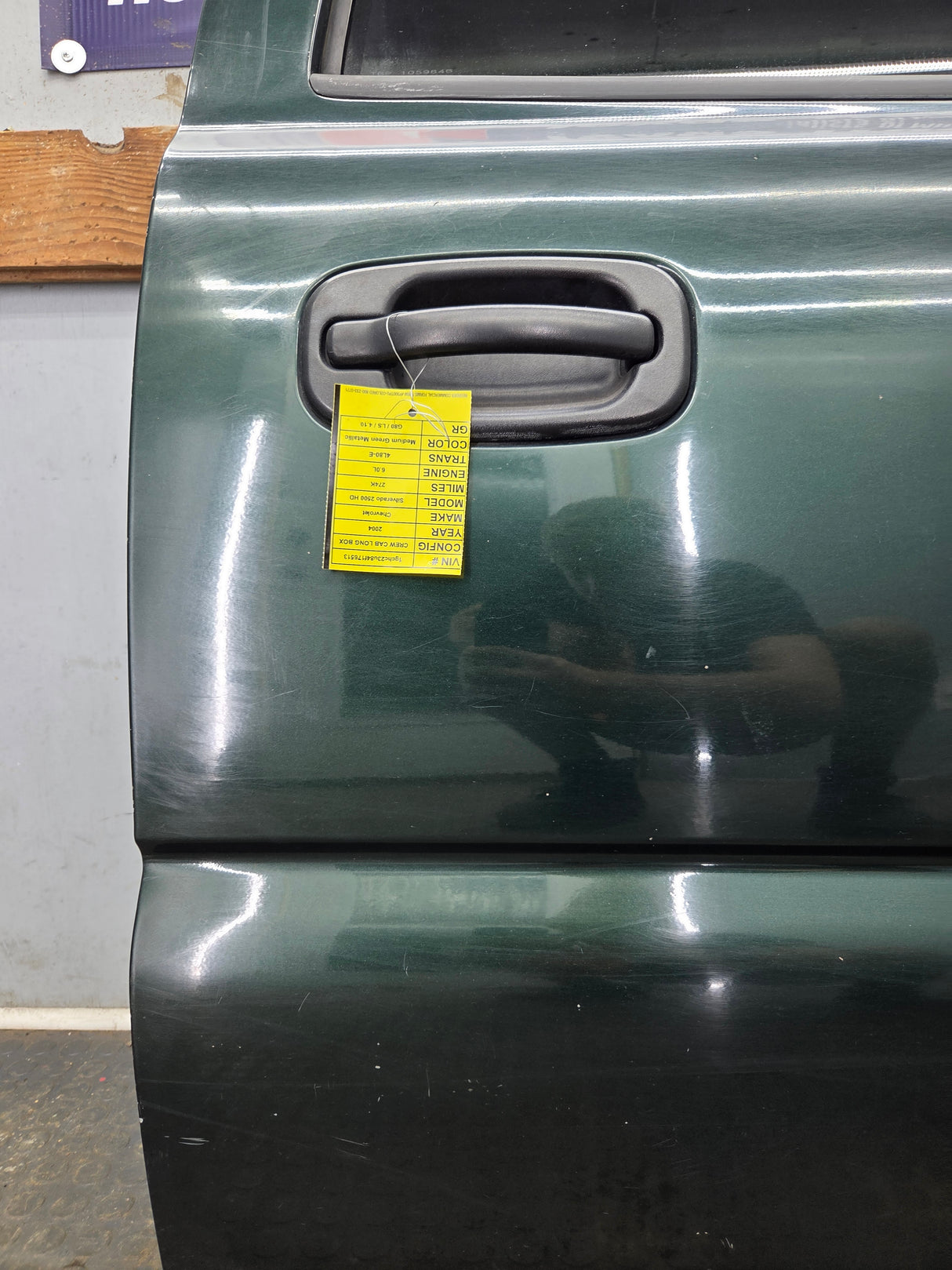 1999-2006 Chevrolet Silverado / GMC Sierra 1500 2500 3500 HD Rear Passenger side Crew Cab rear door RH