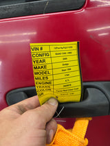 2003-2008 Dodge Ram 3rd Gen LH Driver Side Rear Quad Cab Crew Cab Door 1500 2500 3500 4500 5500