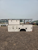 11' Steel Utility Service Body Utility Bed Universal For Dual Rear Wheel Truck