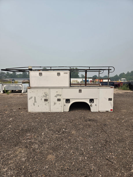 11' Steel Utility Service Body Utility Bed Universal For Dual Rear Wheel Truck