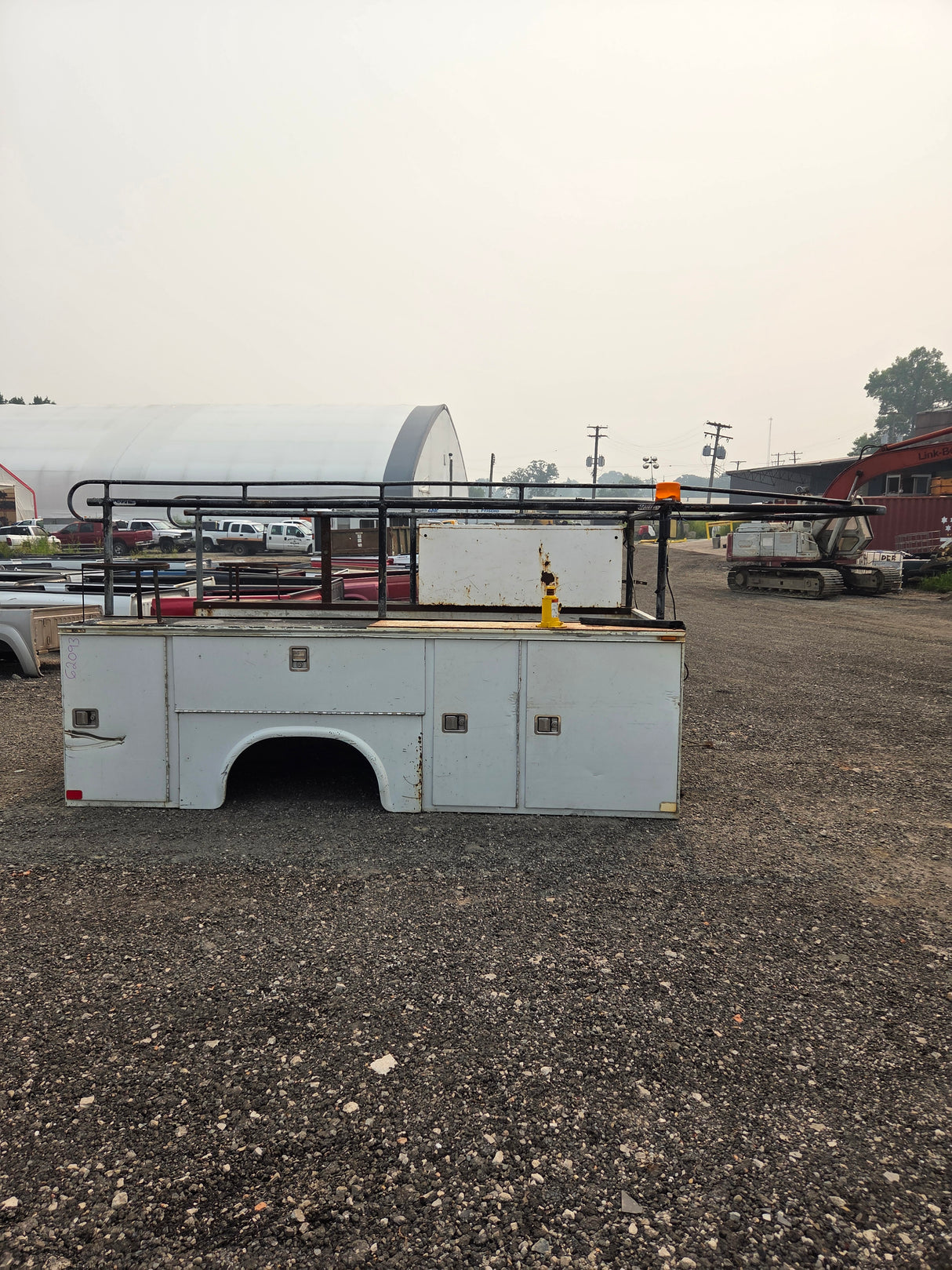 11' Steel Utility Service Body Utility Bed Universal For Dual Rear Wheel Truck