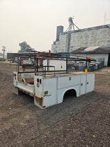 11' Steel Utility Service Body Utility Bed Universal For Dual Rear Wheel Truck