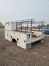 11' Steel Utility Service Body Utility Bed Universal For Dual Rear Wheel Truck
