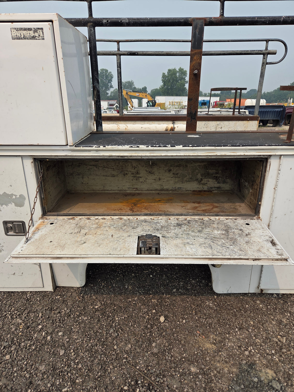 11' Steel Utility Service Body Utility Bed Universal For Dual Rear Wheel Truck