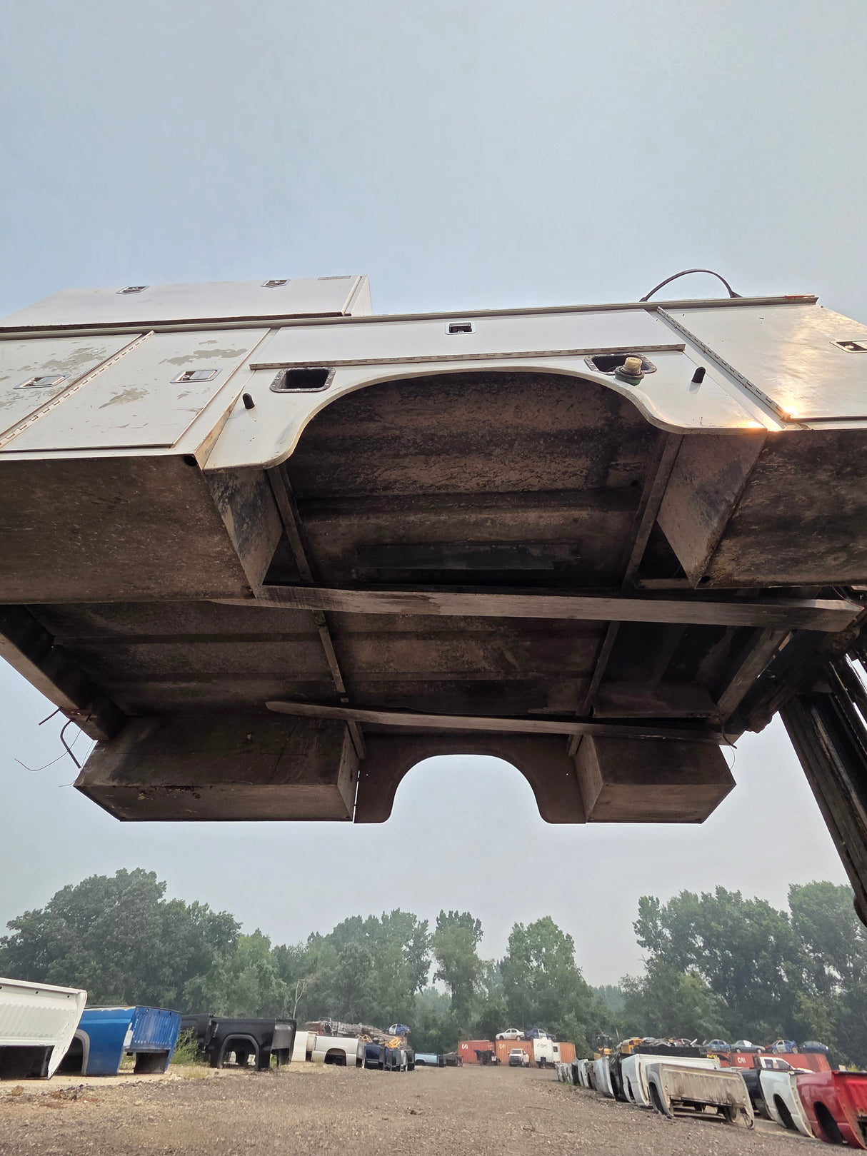 11' Steel Utility Service Body Utility Bed Universal For Dual Rear Wheel Truck