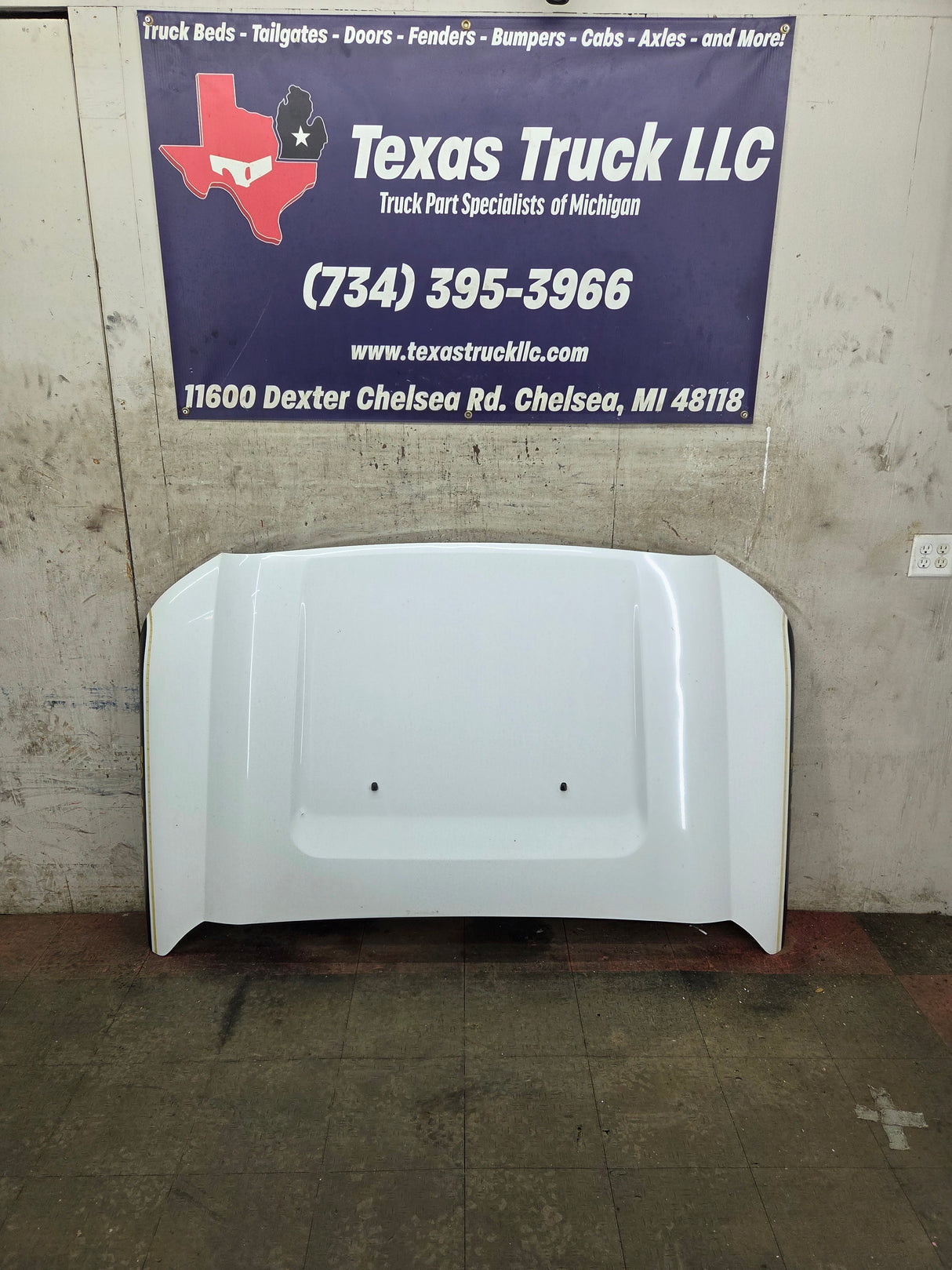 2011-2016 Ford Super Duty Hood F250 F350 F450 F550 - White