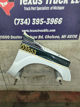 2011-2016 Ford Super Duty F250 F350 RH Passenger Side Front Fender Quarter Panel - Oxford White