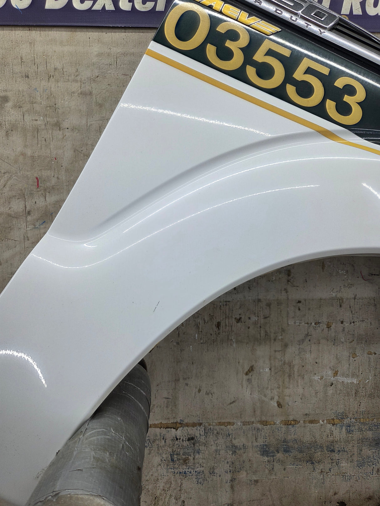 2011-2016 Ford Super Duty F250 F350 RH Passenger Side Front Fender Quarter Panel - Oxford White