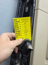 1999-2011 Ford Super Duty F250 F350 F450 F550 RH Crew Cab Passenger Side Rear Door
