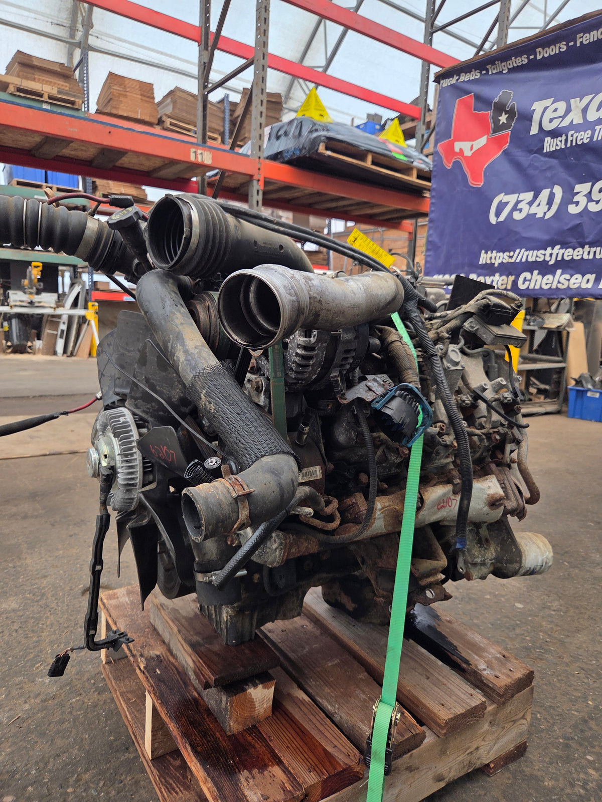2007-2010 LMM Duramax Diesel 6.6L Engine Runs Good