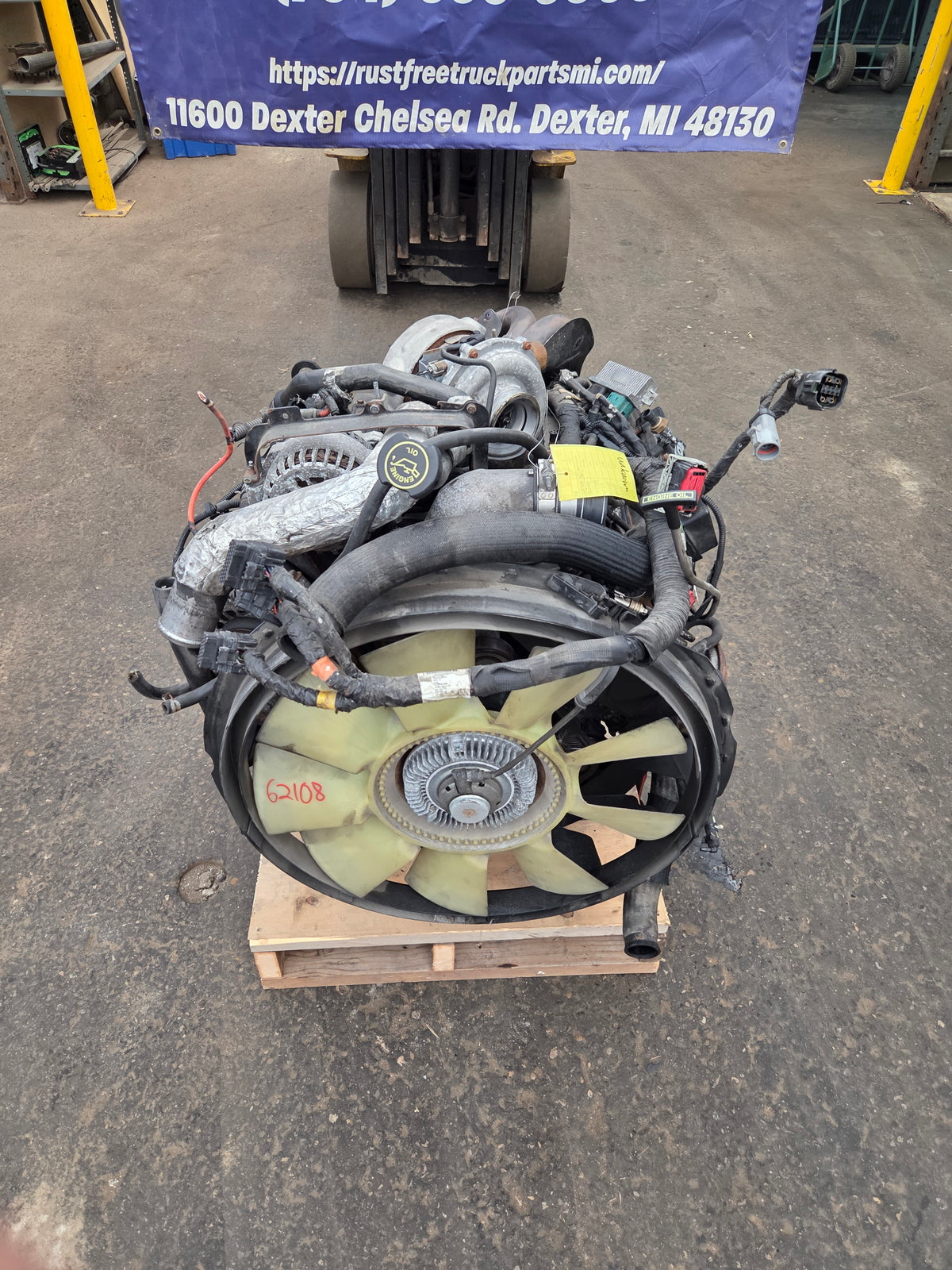 2009 Ford 6.0L Power Stroke Diesel Core Engine Assembly E350 E450