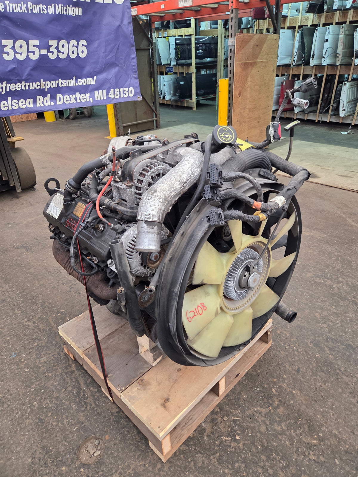 2009 Ford 6.0L Power Stroke Diesel Core Engine Assembly E350 E450