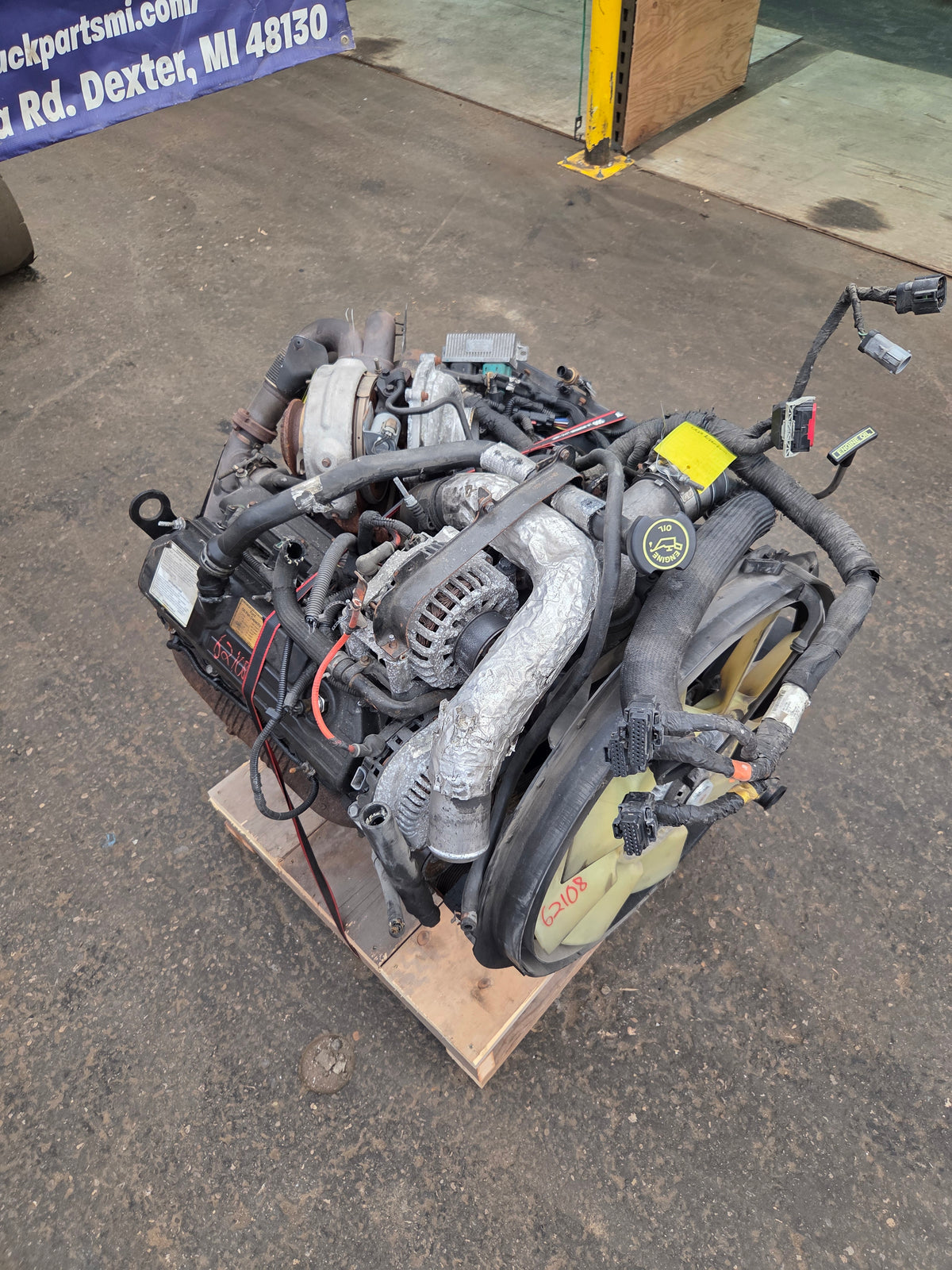 2009 Ford 6.0L Power Stroke Diesel Core Engine Assembly E350 E450
