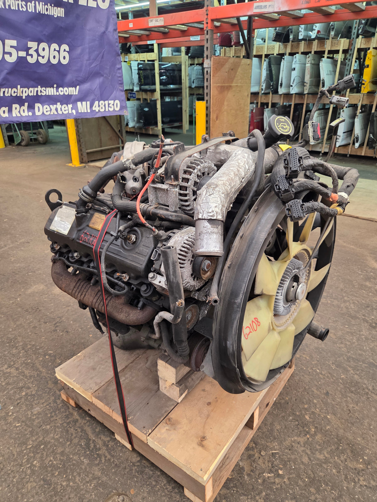 2009 Ford 6.0L Power Stroke Diesel Core Engine Assembly E350 E450