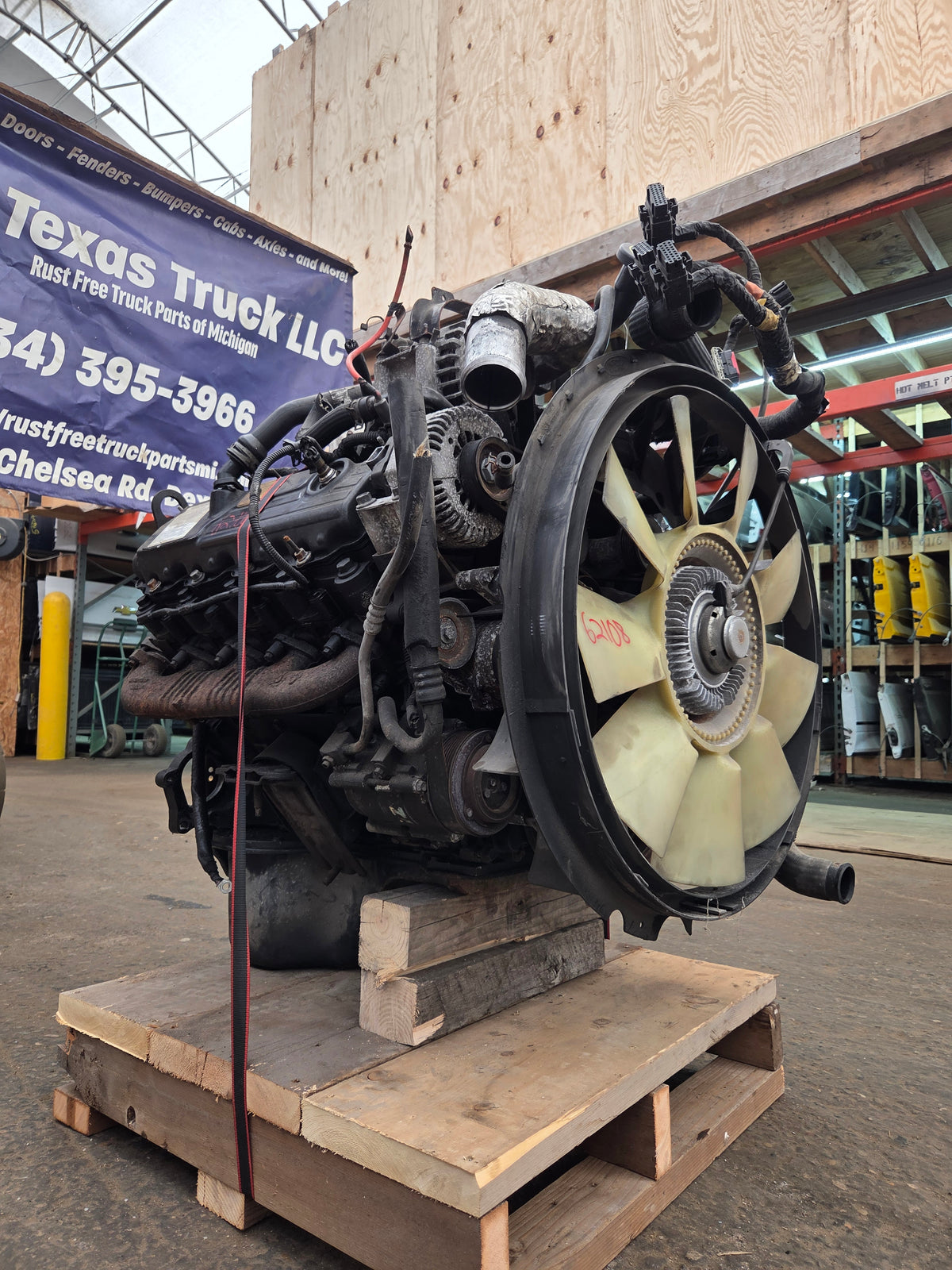 2009 Ford 6.0L Power Stroke Diesel Core Engine Assembly E350 E450