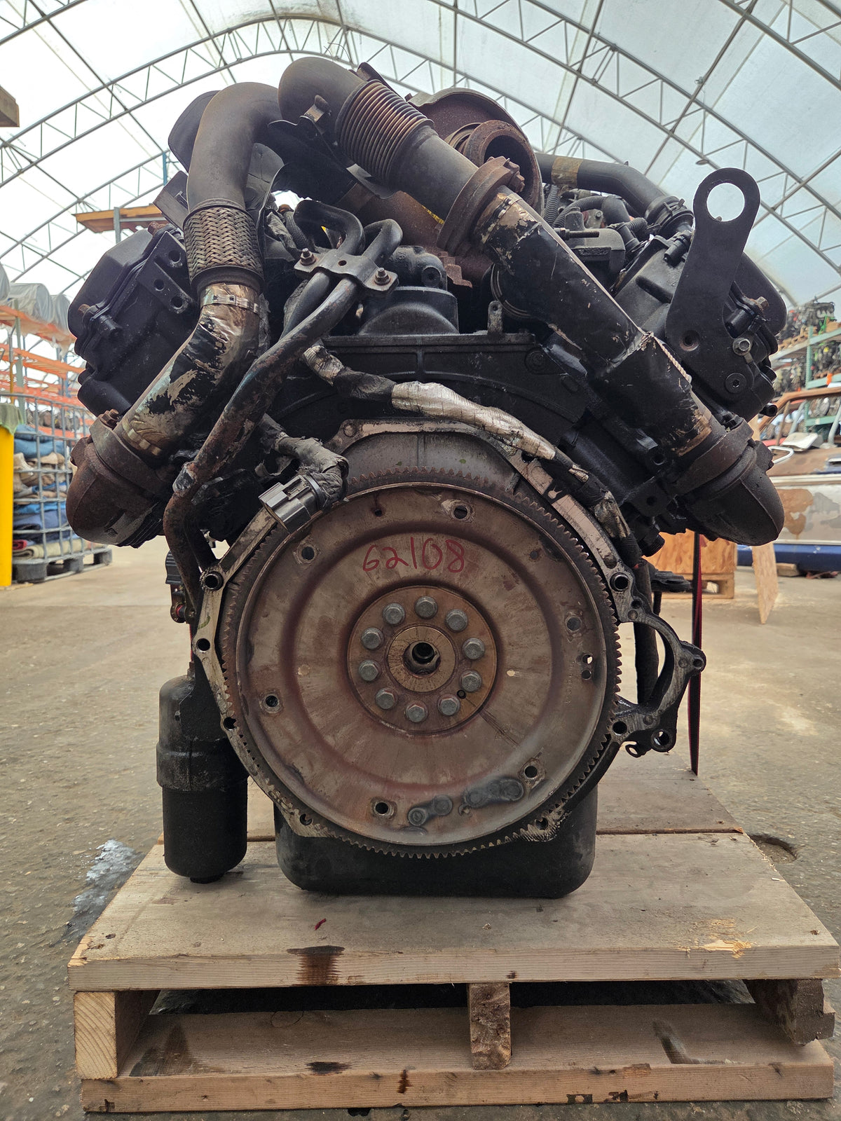 2009 Ford 6.0L Power Stroke Diesel Core Engine Assembly E350 E450