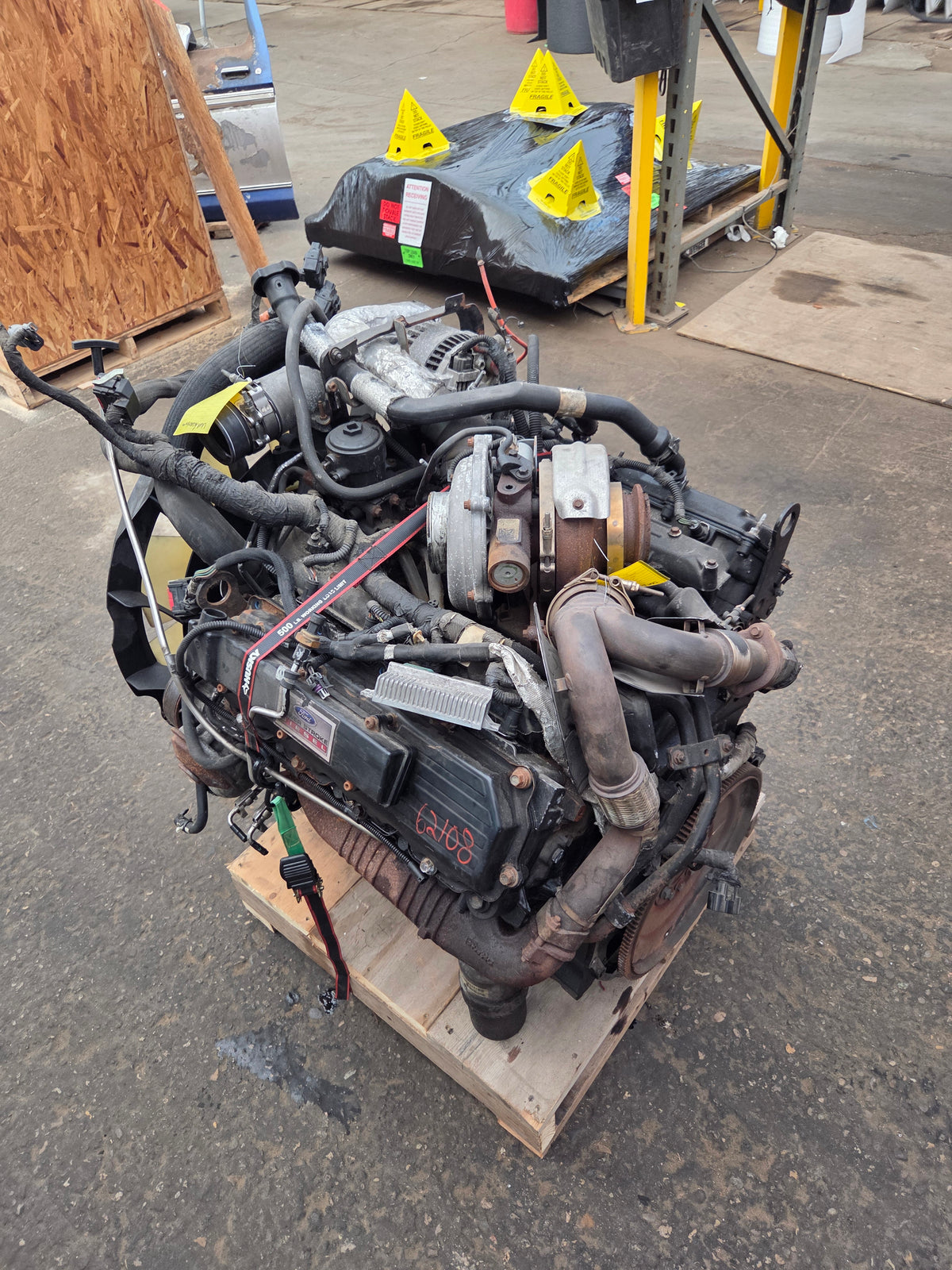 2009 Ford 6.0L Power Stroke Diesel Core Engine Assembly E350 E450