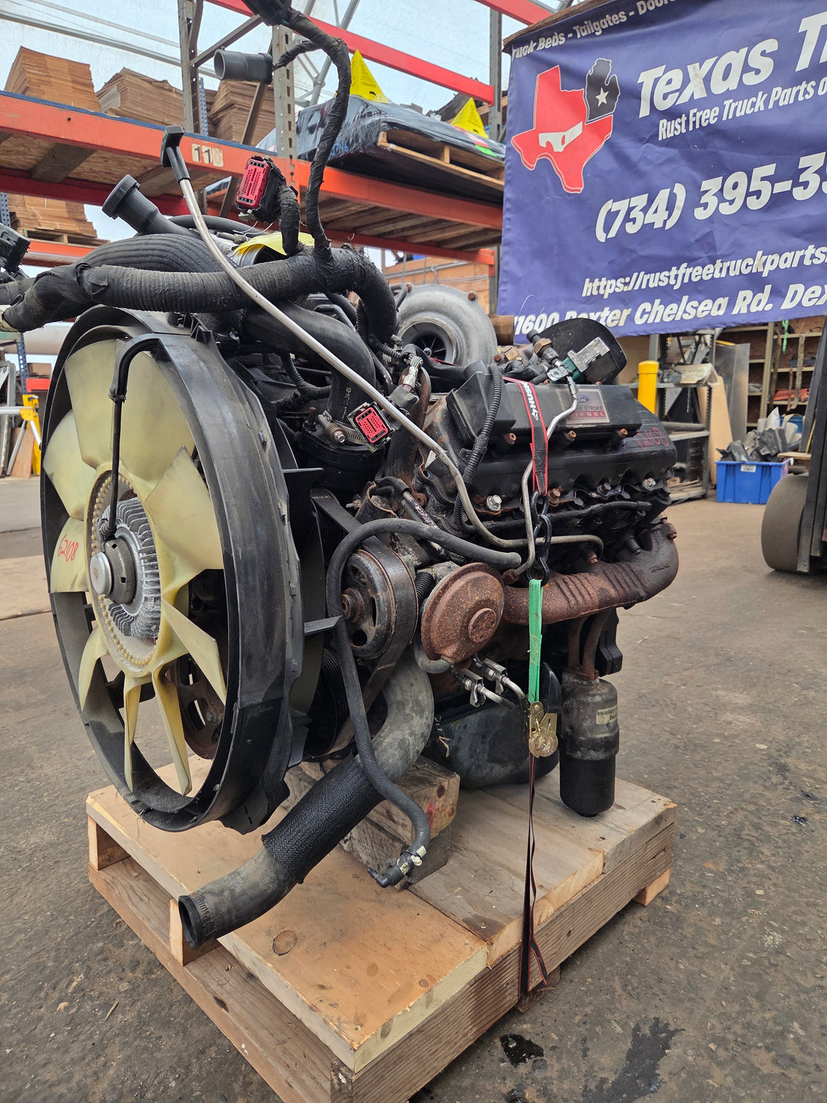 2009 Ford 6.0L Power Stroke Diesel Core Engine Assembly E350 E450