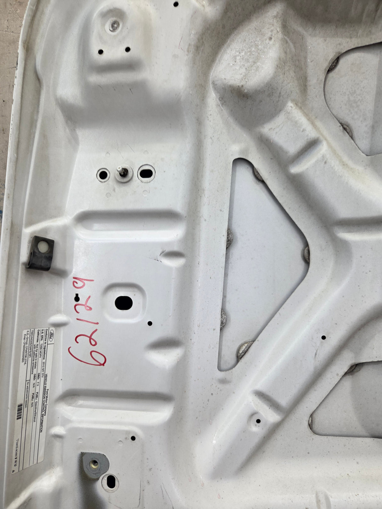 2011-2016 Ford Super Duty Hood F250 F350 F450 F550 - White