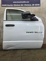 2003-2008 Dodge Ram 3rd Gen Passenger Side Front Quad Cab Crew Cab Door 1500 2500 3500 4500 5500
