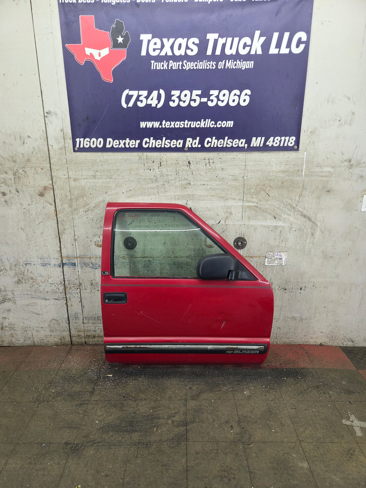 1994-2004 Chevrolet S10 /  GMC Sonoma RH Passenger Side Front Door